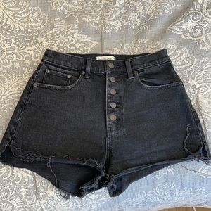 Abercrombie Curve Love High Rise Mom Shorts